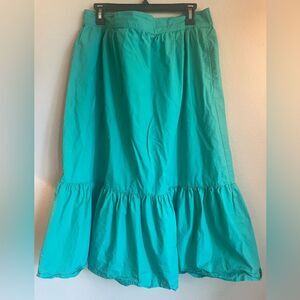 A new day women’s poplin midi skirt with elastic waist size xxl